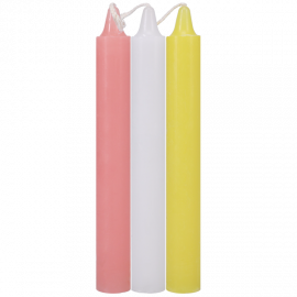 Japanese Drip Candles - 3 Pack Multi-Colored